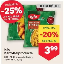 iglo Kartoffelprodukte