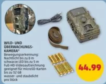WILD- UND ÜBERWACHUNGS-KAMERA