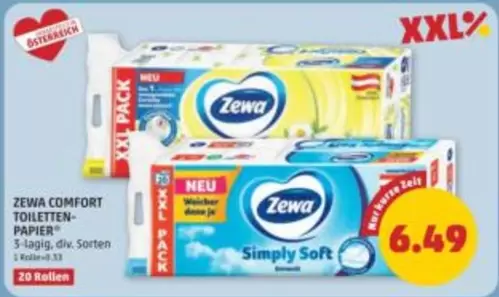 ZEWA COMFORT TOILETTEN-PAPIER