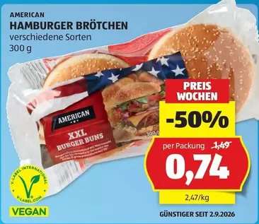 Vegan - HAMBURGER BRÖTCHEN
