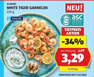 Tiger - WHITE TIGER GARNELEN