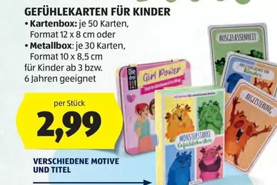 Kinder - Gefühlskarten für
