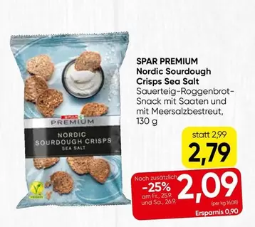 Nordic Sourdough Crisps Sea Salt