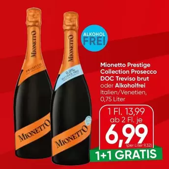Free - Prestige Collection Prosecco DOC Treviso brut oder Alkoholfrei