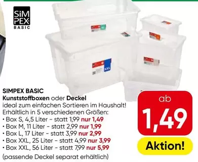 Box - Kunststoffboxen oder Deckel