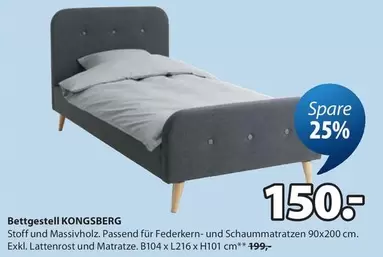 Bettgestell KONGSPERG