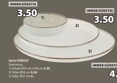 Serie FERDUS Steinzeug