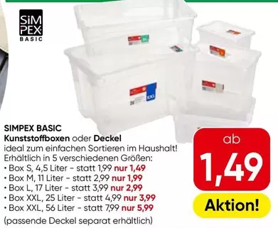 Box - Kunststoffboxen oder Deckel