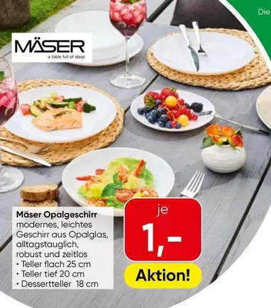 Mäser Opalgeschirr