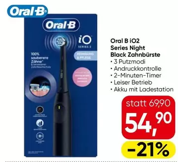 iO Series Night Black Zahnbürste