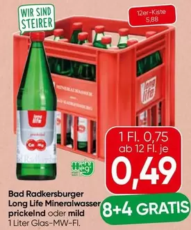 Long Life Mineralwasser prickelnd oder mild