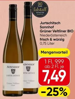 Bio - Jurtischitsch Sonnshof Grüner Veltliner BIO