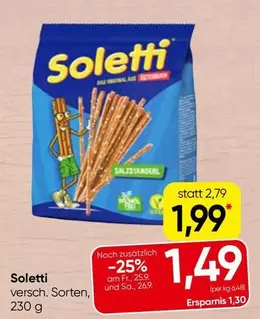 Soletti versch. Sorten