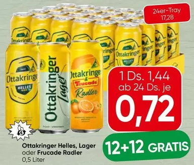 Ottakringer Helles, Lager oder Frucáde Radler