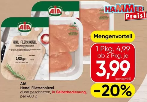 Hendl Flechtschnitzel