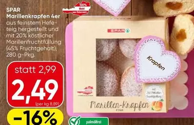 Krapfen - Marillenkropfen 4er