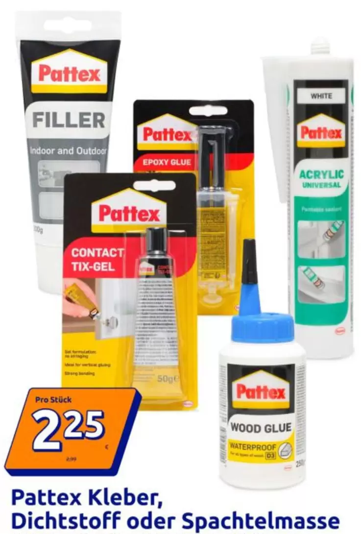 Kleber, Dichtstoff oder Spachtelmasse