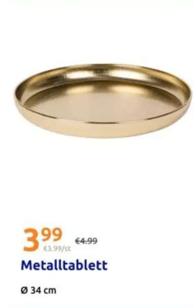 Metalltablett
