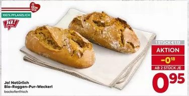 Bio-Roggen-Pur-Weckerl