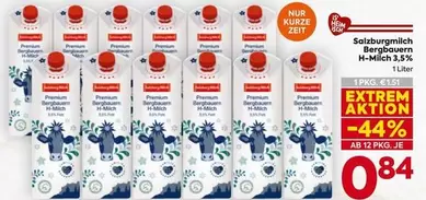 Salzburgmilch
Bergbauern
H-Milch 3,5%