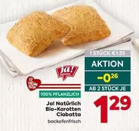 Bio-Karotten Ciabatta