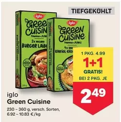 Green Cuisine Burger Laibchen & Karfiol-Käse