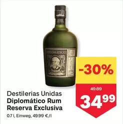Diplomático Rum Reserva Exclusiva