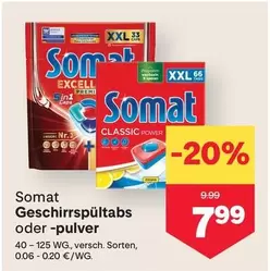 Geschirrspül Tabs oder -pulver