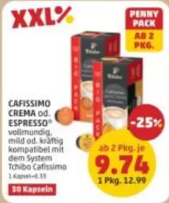 Tchibo - CAFISSIMO CREMA od. ESPRESSO