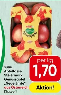 Süße Apfeltasse Steiermark Genussapfel "Neue Ernte"