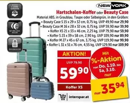 Hartschalen-Koffer oder Beauty Case