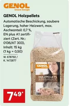 GENOL Holzpellets