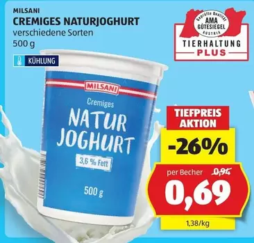 Ama - CREMIGES NATURJOGHURT