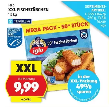 XXL Fischstäbchen