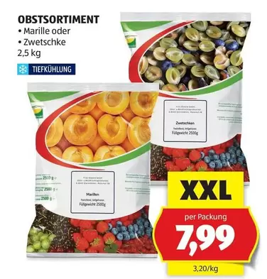 Obstsortiment