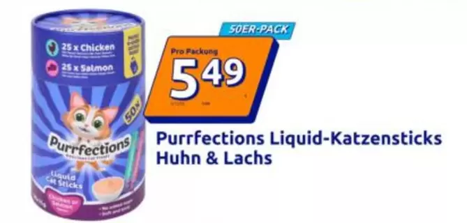 Liquid-Katzensticks Huhn & Lachs