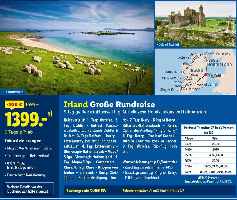 Irland Große Rundreise