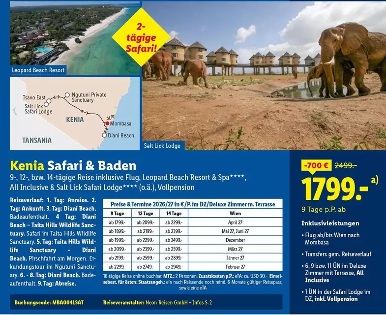 Baden - Kenia Safari &