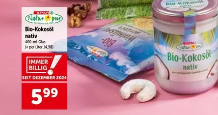 Bio-Kokosöl nativ