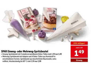 Einweg- oder Mehrweg-Spritzbeutel