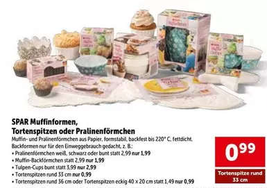 Schwarz - Muffin- und Pralinenförmchen, Tortenspitzen