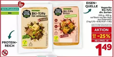 Bio - Vegavito -Tofu div. Sorten