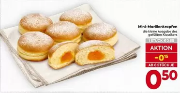 Kleine - Mini-Marillenkrapfen
