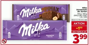 Milka - Schokolade div. Sorten