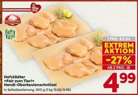 Hendl-Oberkeulen-Schnitzel