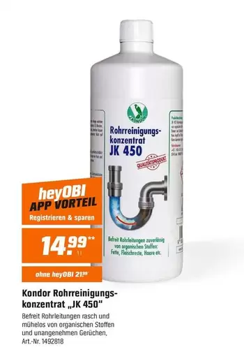 Rohrreinigungs-konzentrat JK 450