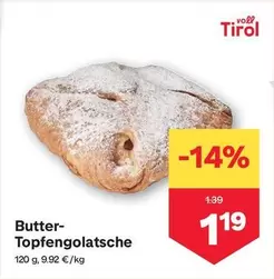 Butter-Topfengolatsche