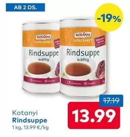 Gourmet - Rindsuppe kräftig