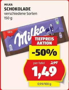 Milka - SCHOKOLADE