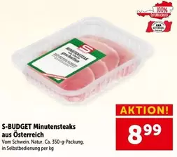 Ama - S-BUDGET Minutensteaks aus Österreich